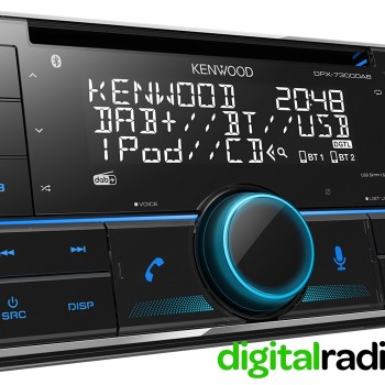Kenwood DPX-7300DAB 2-DIN CD / USB / Bluetooth / Digitalradio DAB+ Amazon Alexa