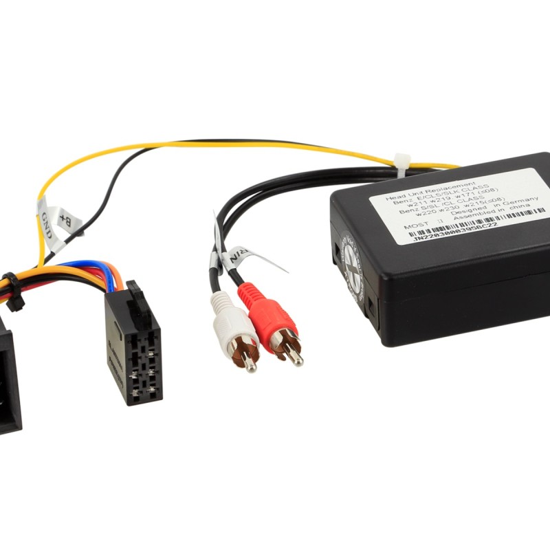 Aktivsystemadapter Mercedes Audiogateway MOST>Cinch