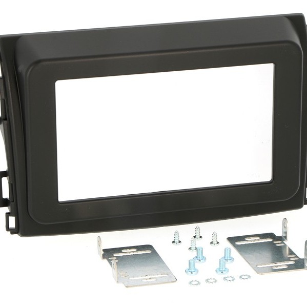Radioblende FIAT Ducato ab 2021- 2DIN matt black Installer Kit Frameless