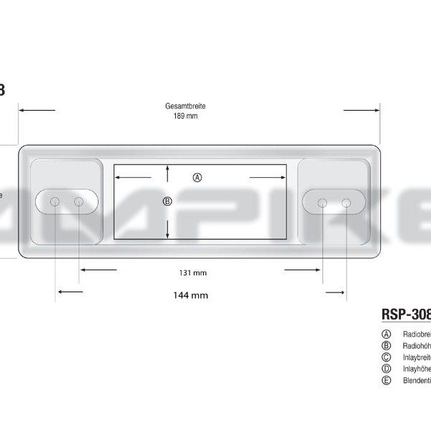 RETROSOUND RSD-BECKER-BLACK-2 DAB DAB+ Komplett-Set Becker Chrome mit Zubehör