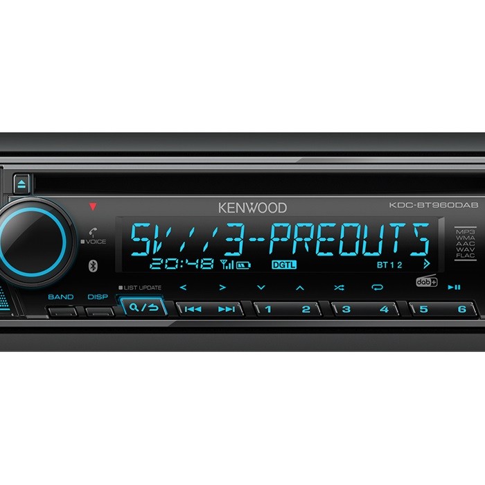 Kenwood KDC-BT960DAB CD / USB mit Bluetooth und DAB Amazon Alexa voice service