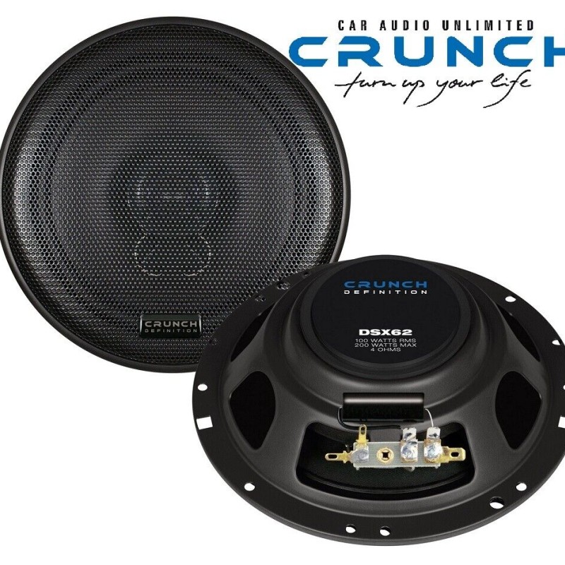 Koax-Lautsprecher 16,5cm 100W 4 Ohm, Einbautiefe: 45mm