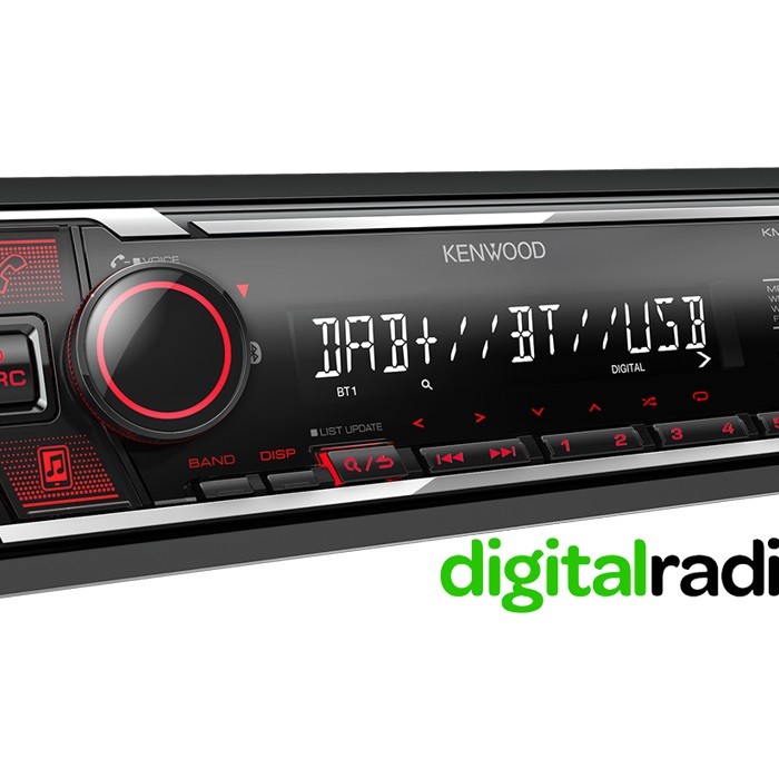 Kenwood KMM-BT408DAB Bluetooth und Digital Radio DAB +
