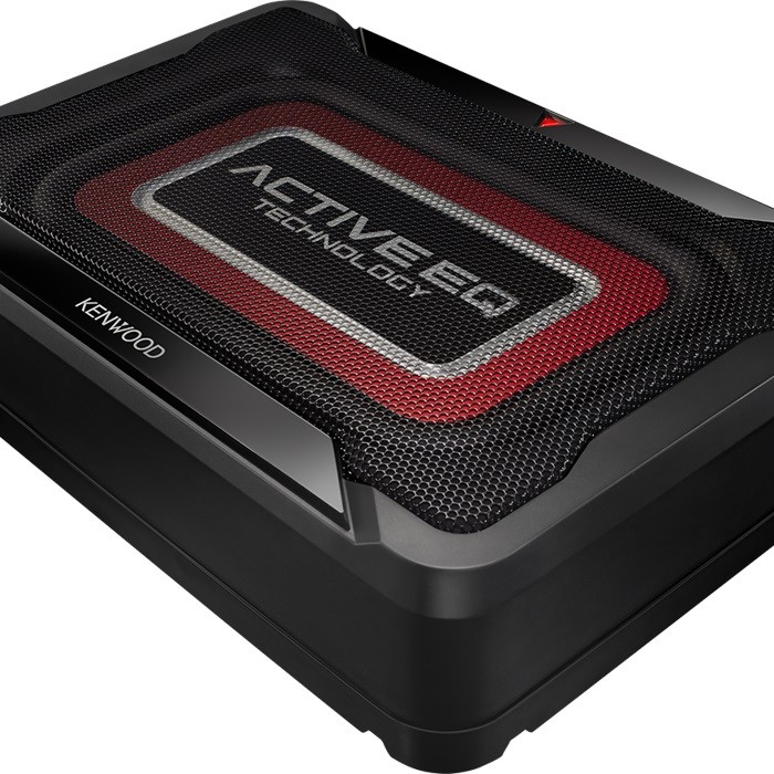 Kenwood KSC-PSW7EQ 20cm Aktiver Kompaktsubwoofer mit Active EQ