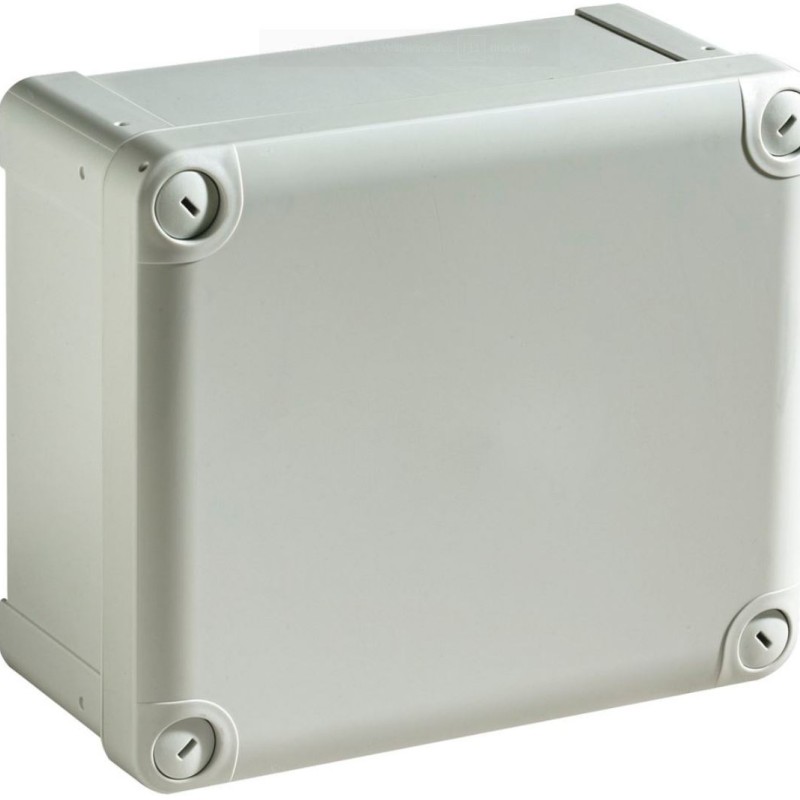 Abzweigdose Thalassa, Gehäuse ABS lichtgrau 116×116×62 mm