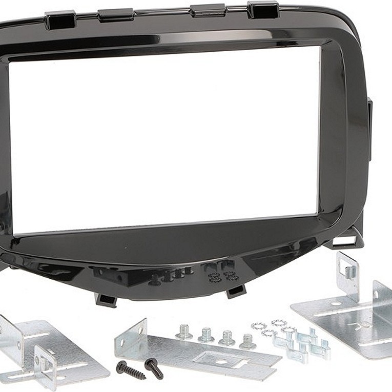 Radioblende CITROEN C1 PEUGEOT 108 TOYOTA Aygo ab 2014 2DIN piano black