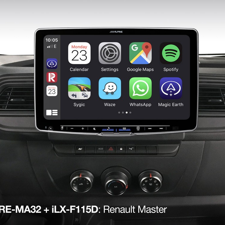 Alpine KIT-7RE-MA32 für Renault Master 3, Opel Movano and Nissan NV400