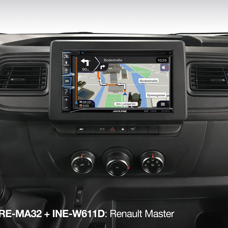 Alpine KIT-7RE-MA32 für Renault Master 3, Opel Movano and Nissan NV400