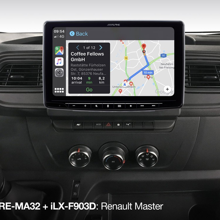 Alpine KIT-7RE-MA32 für Renault Master 3, Opel Movano and Nissan NV400