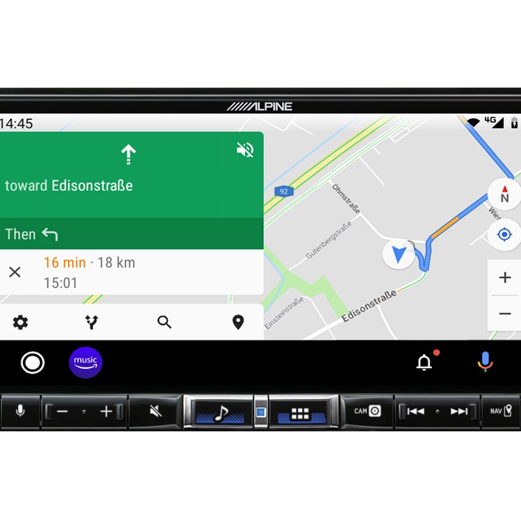 Alpine iLX-705E46 CarPlay - Android Auto 7-Zoll für 3er BMW E46