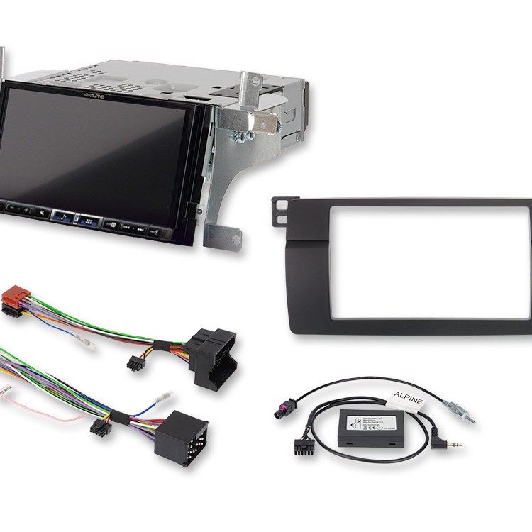 Alpine iLX-705E46 CarPlay - Android Auto 7-Zoll für 3er BMW E46