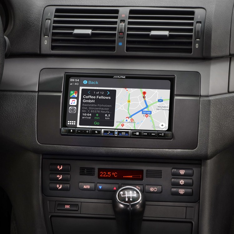 Alpine iLX-705E46 CarPlay - Android Auto 7-Zoll für 3er BMW E46