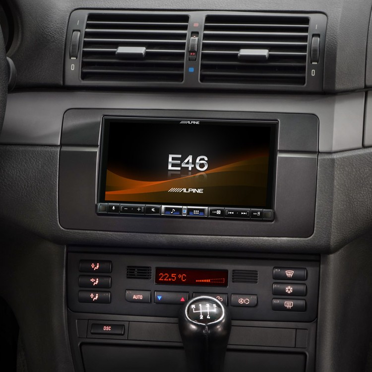 Alpine iLX-705E46 CarPlay - Android Auto 7-Zoll für 3er BMW E46