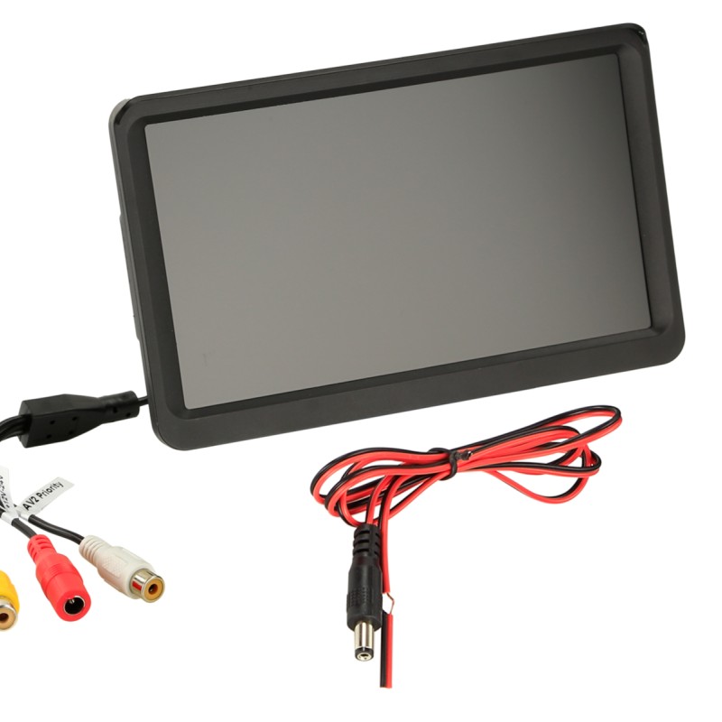 Monitor universal 7 2x Video Eingang/2x Standfuß / Saugnapf