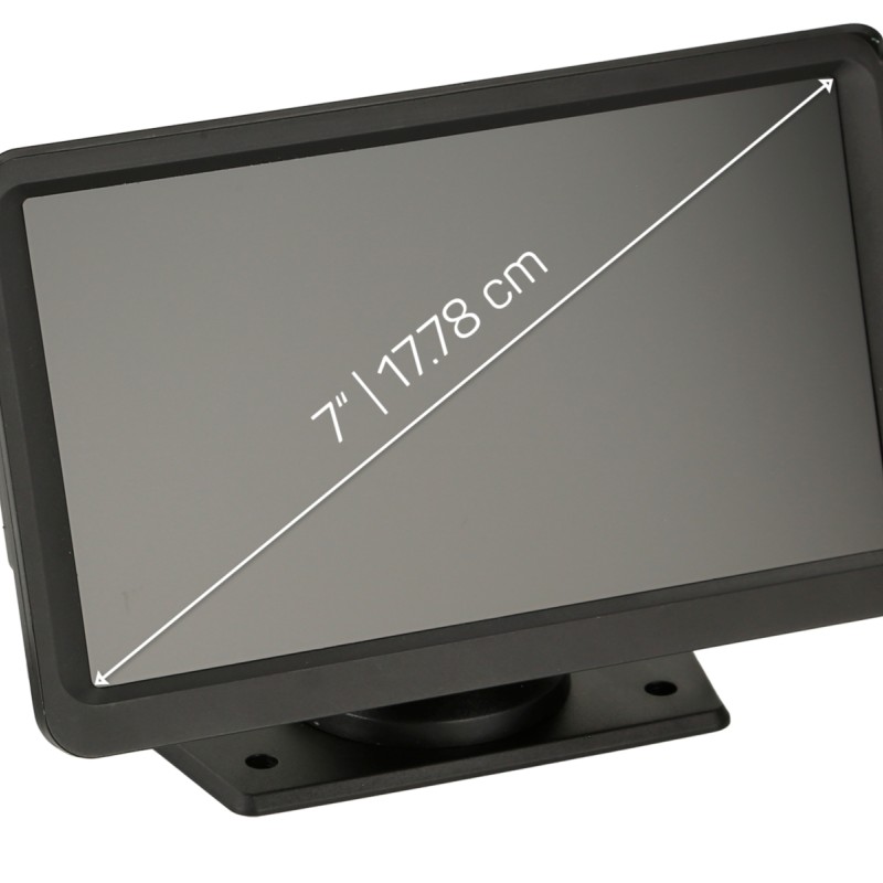 Monitor universal 7 2x Video Eingang/2x Standfuß / Saugnapf