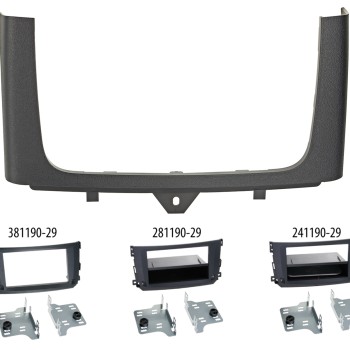 2-DIN Radioblende Smart ForTwo 2010-2015 OEM Zubehör