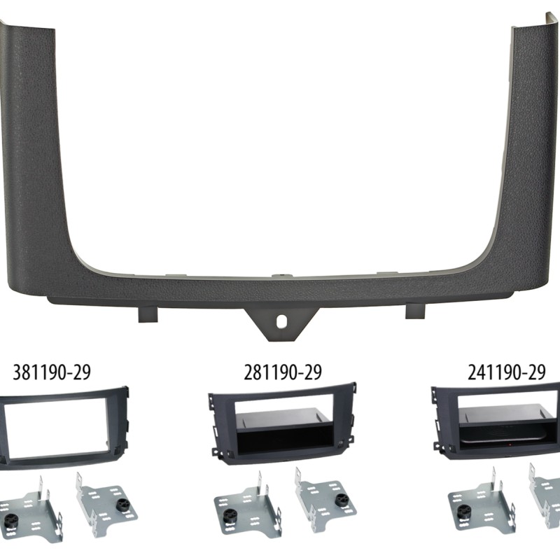 2-DIN Radioblende Smart ForTwo 2010-2015 OEM Zubehör