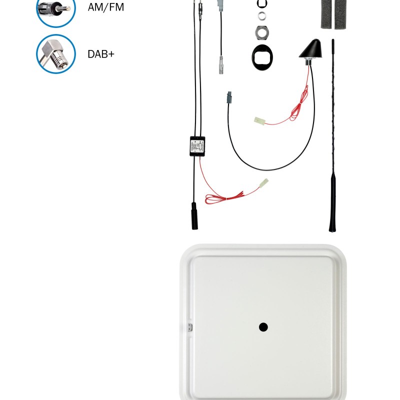 ATTB 2124.30 Kombiflex-Dachantenne FM DAB+ Montageplatte