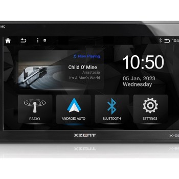 XZENT X-527 2-DIN Infotainer mit Apple Carplay und Android Auto, DAB + Bluetooth