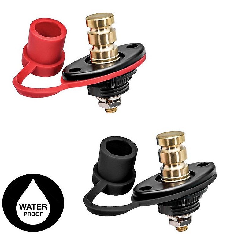 Starthilfe Ladegerät Kontakte für Plus- und Minuspol