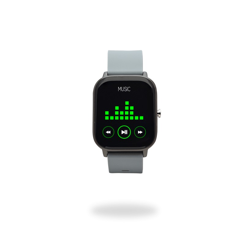 Nordval SW101G Grau Elegante Smartwatch mit integrierten Sportaktivitäten