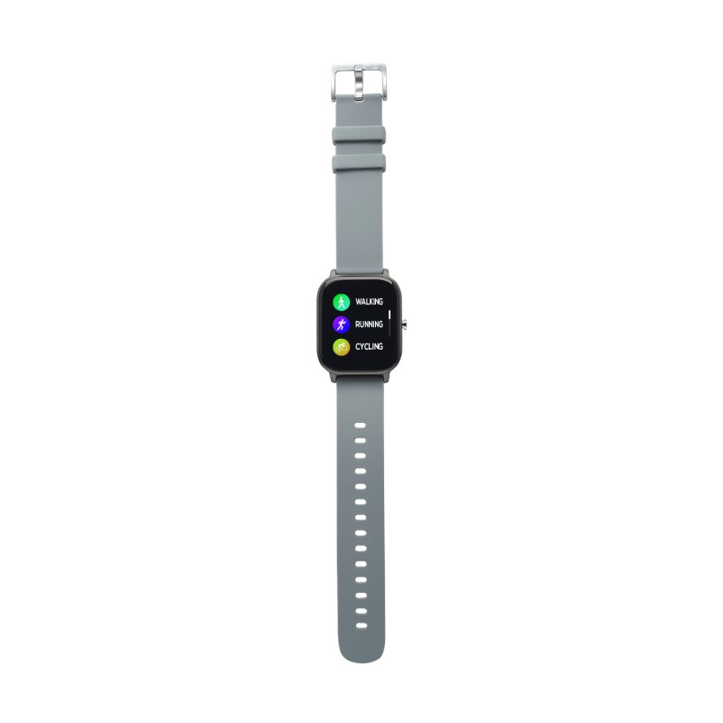 Nordval SW101G Grau Elegante Smartwatch mit integrierten Sportaktivitäten