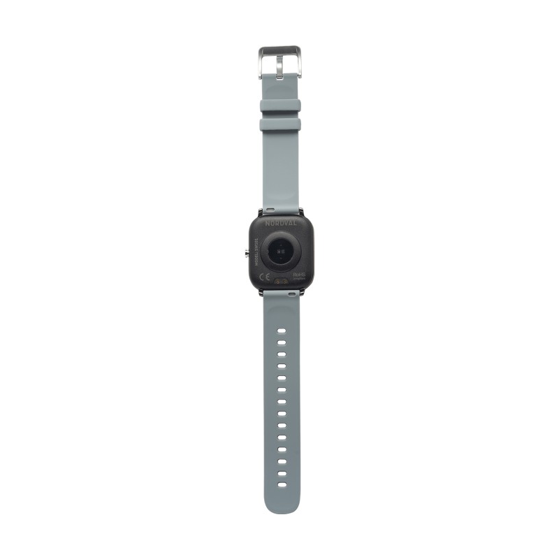 Nordval SW101G Grau Elegante Smartwatch mit integrierten Sportaktivitäten