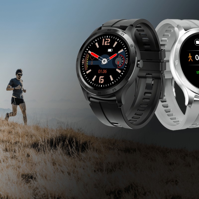 Nordval SW102G Grau Sportliche Smartwatch