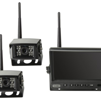 Rückfahrkamera Monitor Kit 7 2x Kamera Video Transmitter