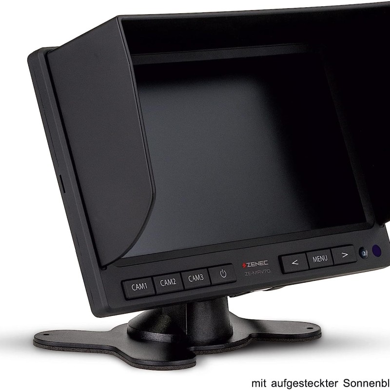 ZENEC ZE-MRV70 7 / 17cm Monitor für Rückfahrkamera