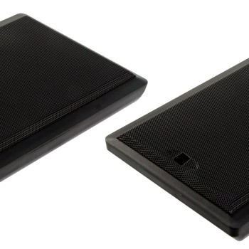 Flatpanel-Lautsprecher, 2-Wege, 4 Ohm, 40 W, 75-20.000 Hz, schwarz, Paar