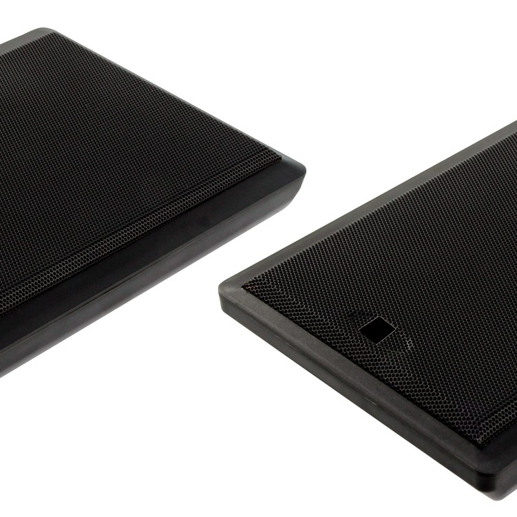 Flatpanel-Lautsprecher, 2-Wege, 4 Ohm, 40 W, 75-20.000 Hz, schwarz, Paar