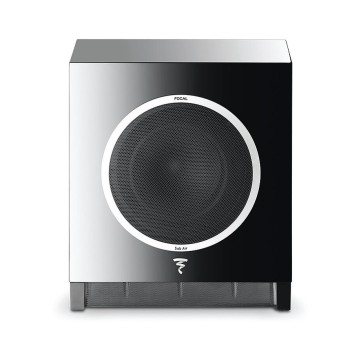 FOCAL Sub Air (Schwarz) Kabelloser Aktiv Subwoofer mit flacher Bauform (16 cm )