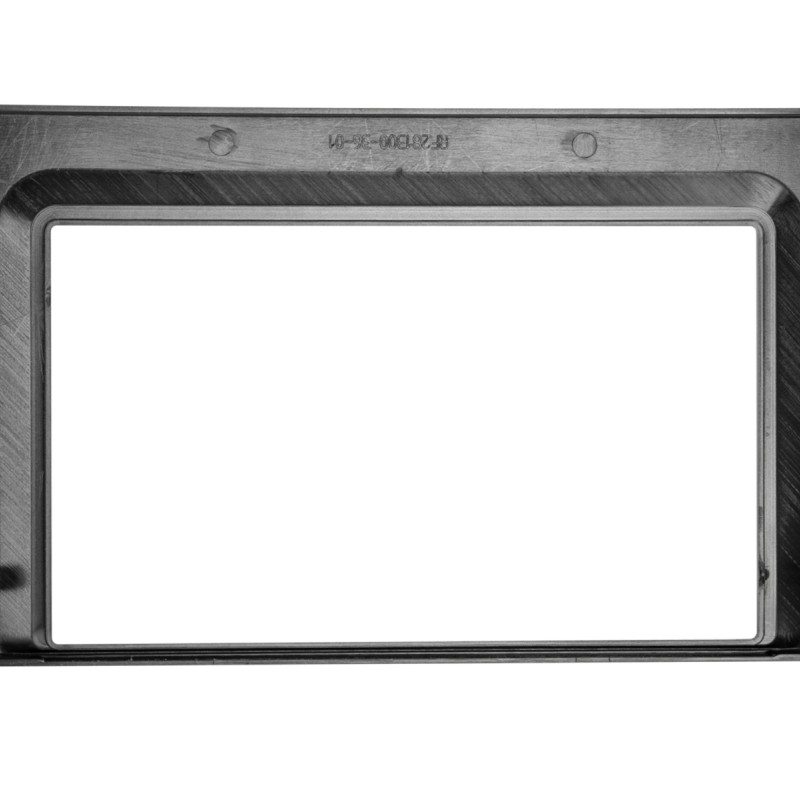 2-DIN Radioblende Toyota Aygo X 04/2022-2023 mattschwarz