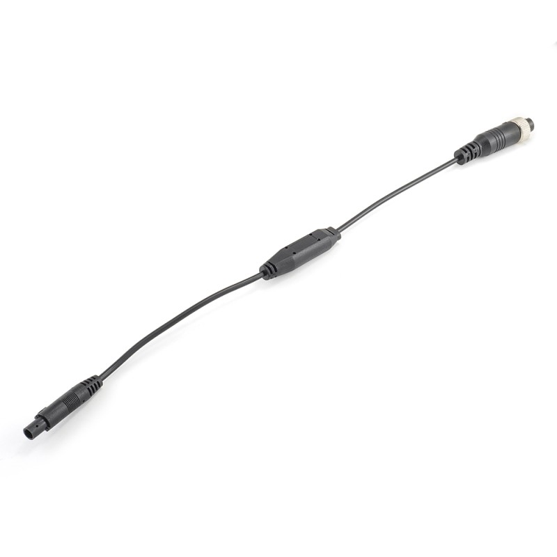 Adapterkabel 4-pol. AVIATION auf 4-pol. MINI-DIN mit Netzteil