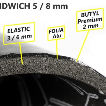 CTK Sandwich 5.0mm 370x500mm
