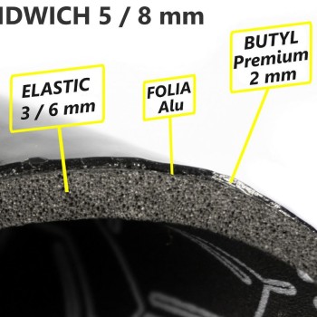 CTK Sandwich 8.0mm 370x500mm