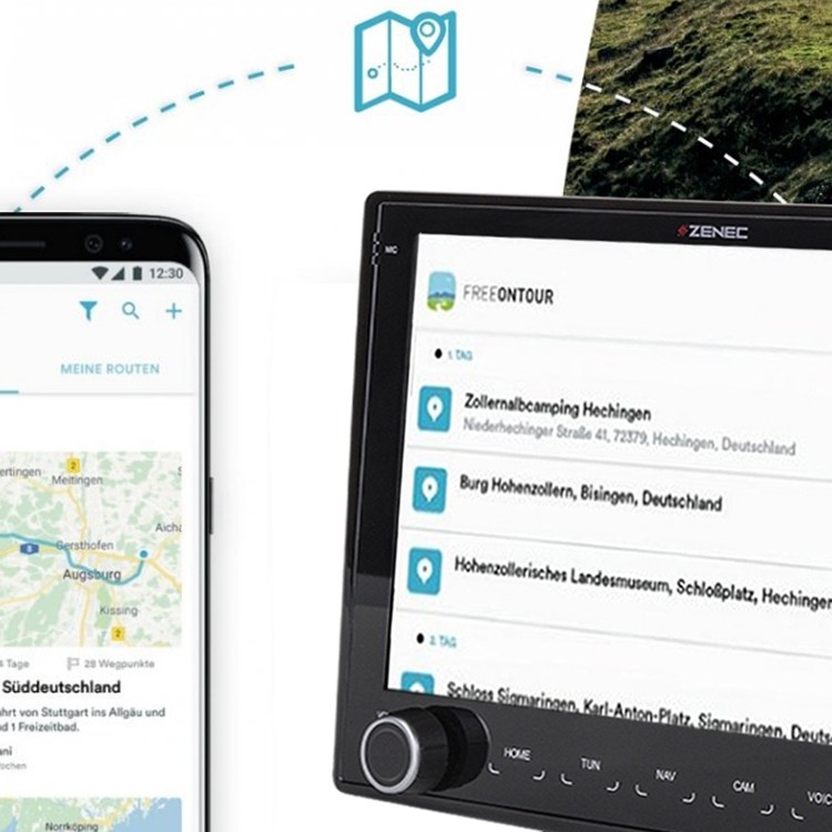 Zenec Z-EMAP76MH-TT3 Reisemobil Navipaket mit 3 Jahre kostenfreies Kartenupdate