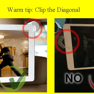 Tablet-Halterung für die Kopfstütze im Auto für  7-11 Zoll