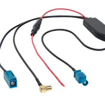Antennensplitter AM/FM DAB+ Fakra(m)>Fakra(f)/SMB(f)