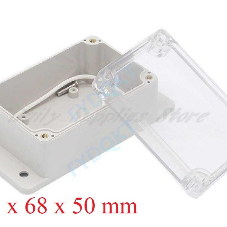 Kleine Elektronik Gehäuse Klar Kunststoff Gehäuse Wasserdicht 100 x 68 x 50 mm