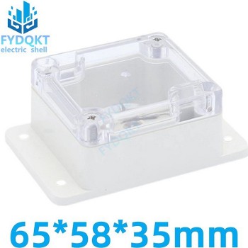 asserdichte IP65 kunststoff elektrische junction box 83x58x33mm