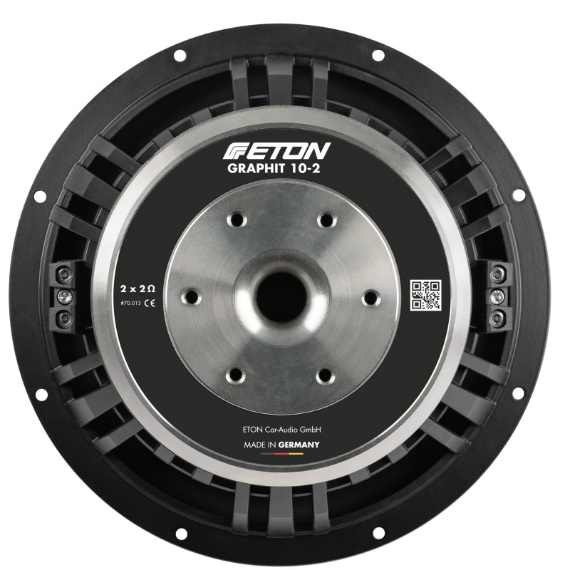 ETON ET-GRAPHIT10-2 Graphit 10-2 25 cm 2x2 Ohm Subwoofer Chassis