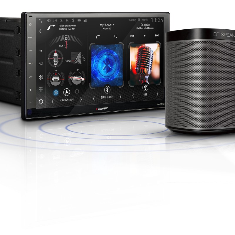 ZENEC Z-N976 2-DIN Infotainer mit wireless Apple CarPlay und Android Auto