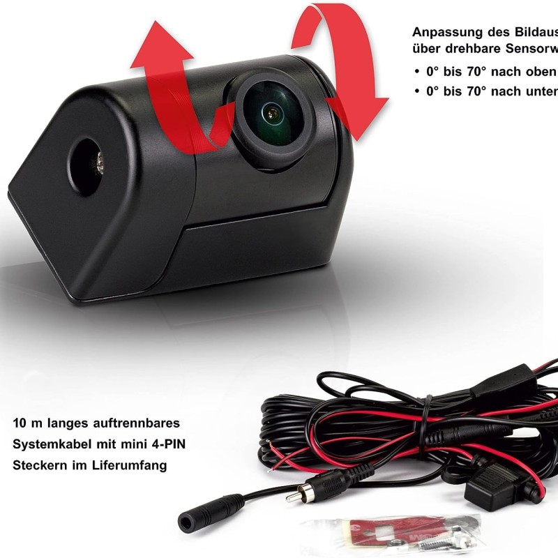 ZENEC ZE-RVC82MT Rückfahrkamera mit verstellbarem Sensor