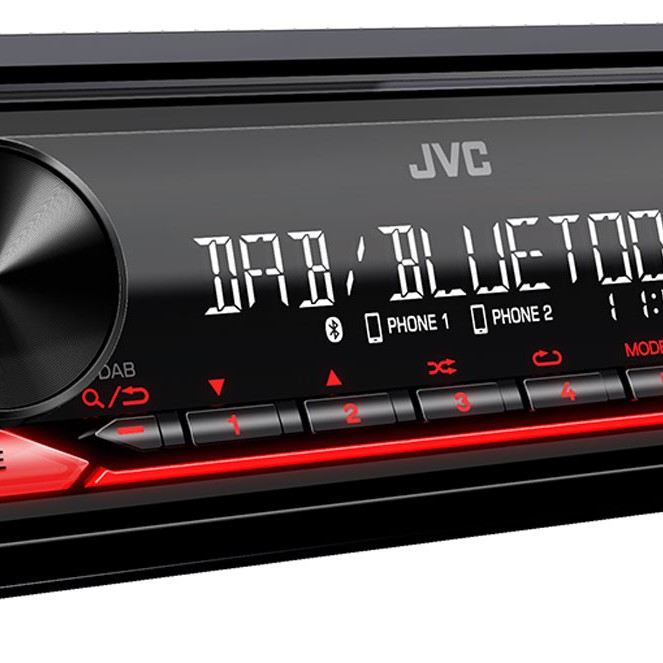 JVC KD-X282DBT-ANT  MP3-Autoradio mit DAB / Bluetooth / USB / AUX-IN