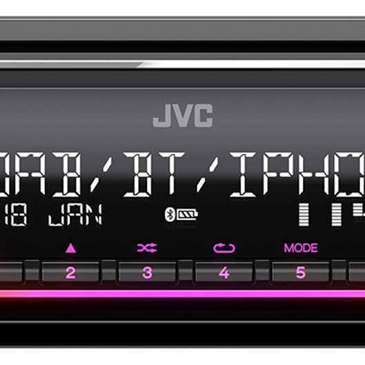 JVC KD-X482DBT-ANT MP3-Autoradio mit Bluetooth / DAB / USB / iPod / AUX-IN