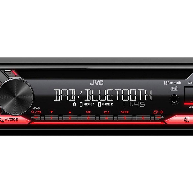 JVC KD-DB622BT-ANT - CD/MP3-Autoradio mit DAB / Bluetooth / USB / iPod / AUX-IN