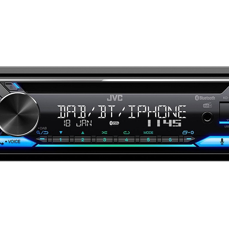JVC KD-DB922BT-ANT - CD/MP3-Autoradio mit DAB / Bluetooth / USB / iPod / AUX-IN