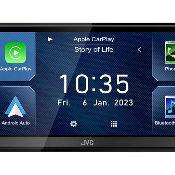 JVC KW-M785DBW - Doppel-DIN MP3-Autoradio mit Touchscreen / DAB / Bluetooth/ USB
